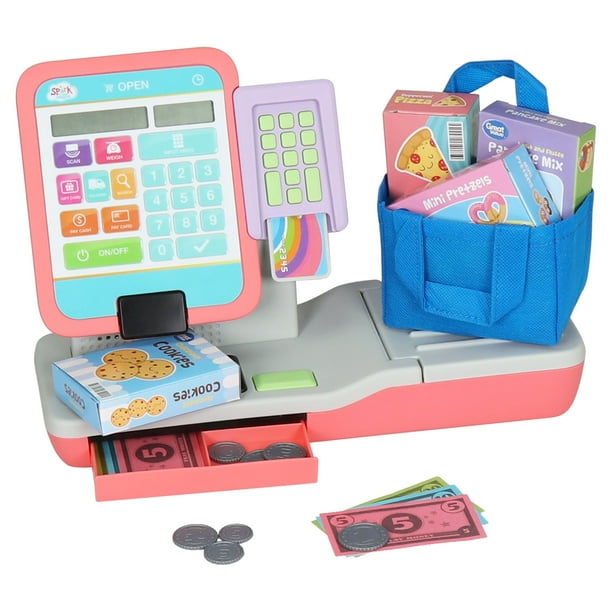 Preschool Play Cash Register with Money, 21 Pieces - Walmart