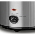 thumbnail image 3 of Continental Electric 2-Quart Slow Cooker with Glass Lid, Stainless Steel Body, 3 of 5