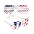 thumbnail image 3 of Persianas De Bandera Americana, Gafas De Sol, Gafas De Decoración De Fiesta Del Día De La Independencia, Decoraciones Del 4 De Julio 12 Uds. matsuzay AP005616-00, 3 of 6
