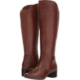 thumbnail image 3 of Anne Klein Womens Jelaw Leather Cap Toe Knee High Fashion Boots, 3 of 3