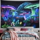 thumbnail image 3 of Tapiz psicodélico de setas, tapiz de pared de plantas de fantasía, tapiz espacial de galaxia, tapiz de cielo estrellado para colgar en la pared de la habitación Adepaton WMZL-1007-3, 3 of 5