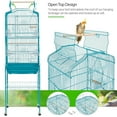 thumbnail image 6 of 64-inch Play Open Top Medium Small Bird Cage with Detachable Rolling Stand for Parrot Lovebirds Finches Canaries Parakeets Cockatiels Budgie Parrotlet Conures, 6 of 10
