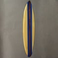 thumbnail image 2 of Zeckos Blue Wood Surfboard Decorative Beach Wall Hanging 32 inch, 2 of 5
