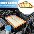 thumbnail image 2 of Unique Bargains Engine Air Filter No.20857930 Air Flow Intake Filter for Cadillac ATS 2013-2019 for Chevrolet Camaro LS LT, 2 of 7