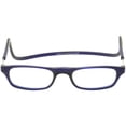 thumbnail image 2 of Clic Reader Eyeglasses Original Frosted Reflex Dk Blue Magnetic Readers Sz+2.00, 2 of 4