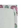 thumbnail image 3 of Ambesonne Emoji Fitted Sheet, Spring Easter Eggs Rabbits, King Size, White Pale Pink Seafoam, 3 of 3