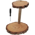 thumbnail image 1 of Wooden Fruit Tray Stand Rustic Cupcake Stand Party Cupcake Stand Flower Pot Rack (Random Style), 1 of 9