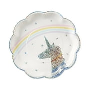 Enchanted Unicorn Paper Party Plates, 8ct, Great for Birthday Parties