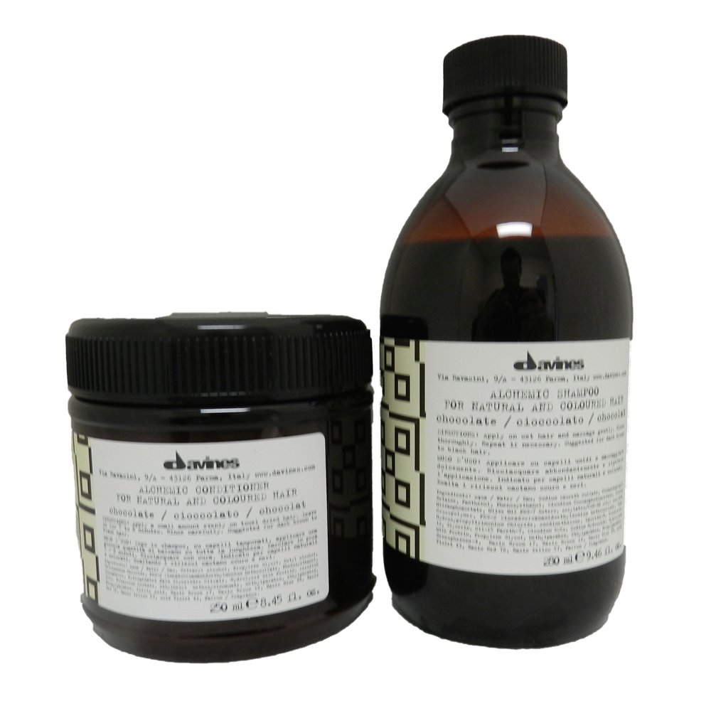 Davines Davines Alchemic Chocolate Shampoo 9.46 and Conditioner 8.45