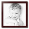 thumbnail image 2 of ArtToFrames 16" x 16" Mahogany Picture Frame, 16x16 inch Brown MDF Poster Frame (WOM-3978), 5 Pack, 2 of 8