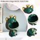 thumbnail image 2 of Lucky Cat Escultura Moderna Resina Miniatura Hogar Salón Decoración (Verde), 2 of 8