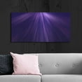 thumbnail image 6 of Luxe Metal Art 'Oceanic Moon Rays' by Unknown Artist, Metal Wall Art, 48"x24", 6 of 9