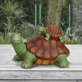 thumbnail image 5 of Mainstays Outdoor Turtle and Baby Garden Statuary, 9.25 in L x 6 in W x 6 in H, 5 of 7