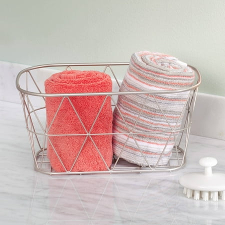 Better Homes And Gardens Bathroom Wire Storage Basket Small Satin Delectable Better Homes And Gardens Bathrooms Better Homes And Gardens Bathroom Wire Storage Basket Small Satin Delectable Better Homes And Gardens Bathrooms