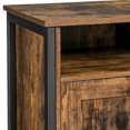 thumbnail image 2 of Benjara BM233691 Table de Chevet 1 Porte avec Compartiment Ouvert&44; Marron, 2 of 5