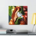 thumbnail image 4 of Peppers in Hyperrealism - Canvas, 4 of 11
