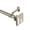 Polished Nickel, variant on Threadmade Home Florence Single Curtain Rod with Stacked Square Finial, Antique Pewter - 32"W x 78"L