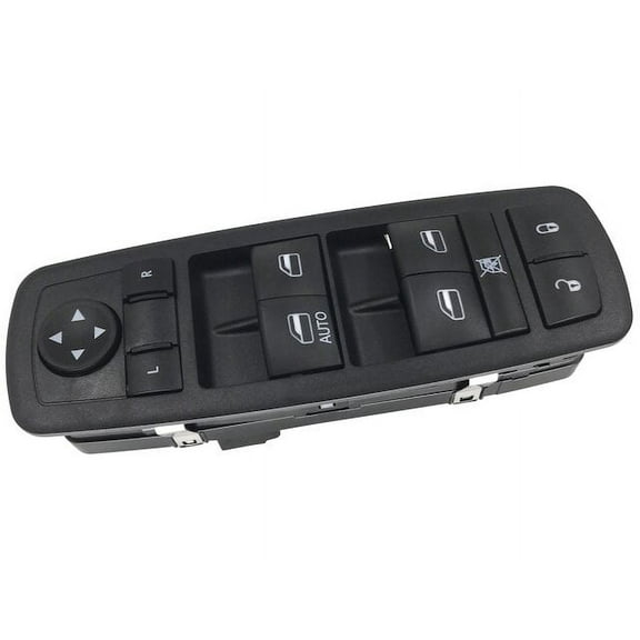 Front Left Driver Side Power Window Switch - (Driver One-Touch Down) - 10 Button - Compatible with 2008 - 2012 Jeep Liberty 2009 2010 2011
