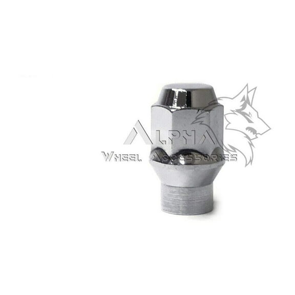 1Pc 12x1.5 Chrome Extended Thread Bulge Acorn Lug Nut ET Tapered Conical Seat