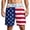 blue stripe Briefs Patriotic pattern, variant on Briefs Board Shorts Funny Swim Trunks for Men Boardshorts 3d Graphic Hawaii Beach Shorts Summer Fun Gift