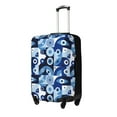 thumbnail image 2 of Haiem Evil Eye Luggage Cover Printed Suitcase Covers for Luggage Elastic Washable Suitcase Protector Fits 18-32 Inch Luggage-Medium, 2 of 9