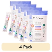 (4 pack) ByHeart Whole Nutrition Anywhere Pack™ Infant Formula Powder, Made with Organic Whole Milk, 14 Count