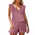 thumbnail image 2 of GZWYHT Bathing Suit for Women One Piece Swimsuit Women Women Swim Romper With In Bra And Pockets Full Coverage Bathing Suits Boyleg Jumpsuit Swimsuit Womens Swimsuits Women Beach Fashion Red XXL, 2 of 5