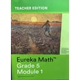 thumbnail image 1 of Pre-Owned Eureka Math - a Story of Units Grade 5 Teacher Edition Book #1 (Module 1) Grade 5 Teacher Edition Book #1 (Module 1), 9781632553782, 1632553783, Paperback,, 1 of 1