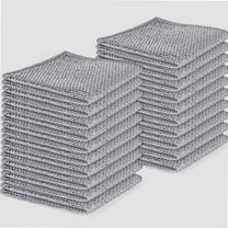 10PCS Non-Scratch Steel Wool Dishcloths - Durable Multi-Use Kitchen Scrubbers for Wet & Dry Cleaning