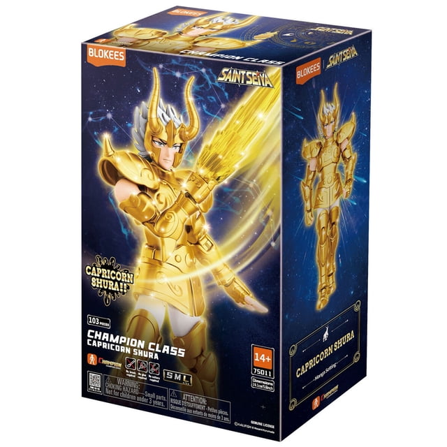 Figura Armable Coleccionable Blokees Saint Seiya Champion ClassShura de Capricornio version Manga