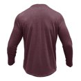 thumbnail image 5 of safuny Men's Outwear Fall Winter Long Sleeve Tops Windproof Workout Sweatshirts Big&Tall Quarter Button Pullover Fashion Casual Sports Loose Cotton Shirts Red L, 5 of 7