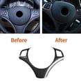thumbnail image 1 of Car Steering Wheel Panel Decor Cover Trim Sticker for BMW 3 Series E87 E90-E93, 1 of 9