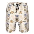 thumbnail image 3 of Fotbe Peanuts Trajes de Baño Estampados para Hombre, Shorts de Verano de Secado Rápido, Ropa de Playa, Bañadores-3X-Large, 3 of 6