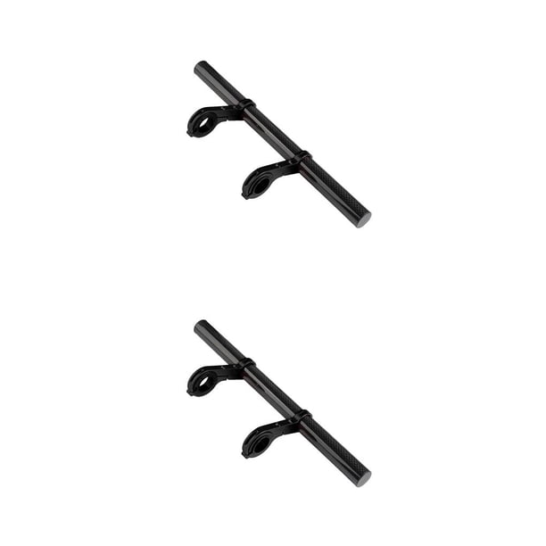 Extensor de manillar de bicicleta Naiovety soporte de aleación de aluminio linterna para ciclismo color Rojo Azul Negro