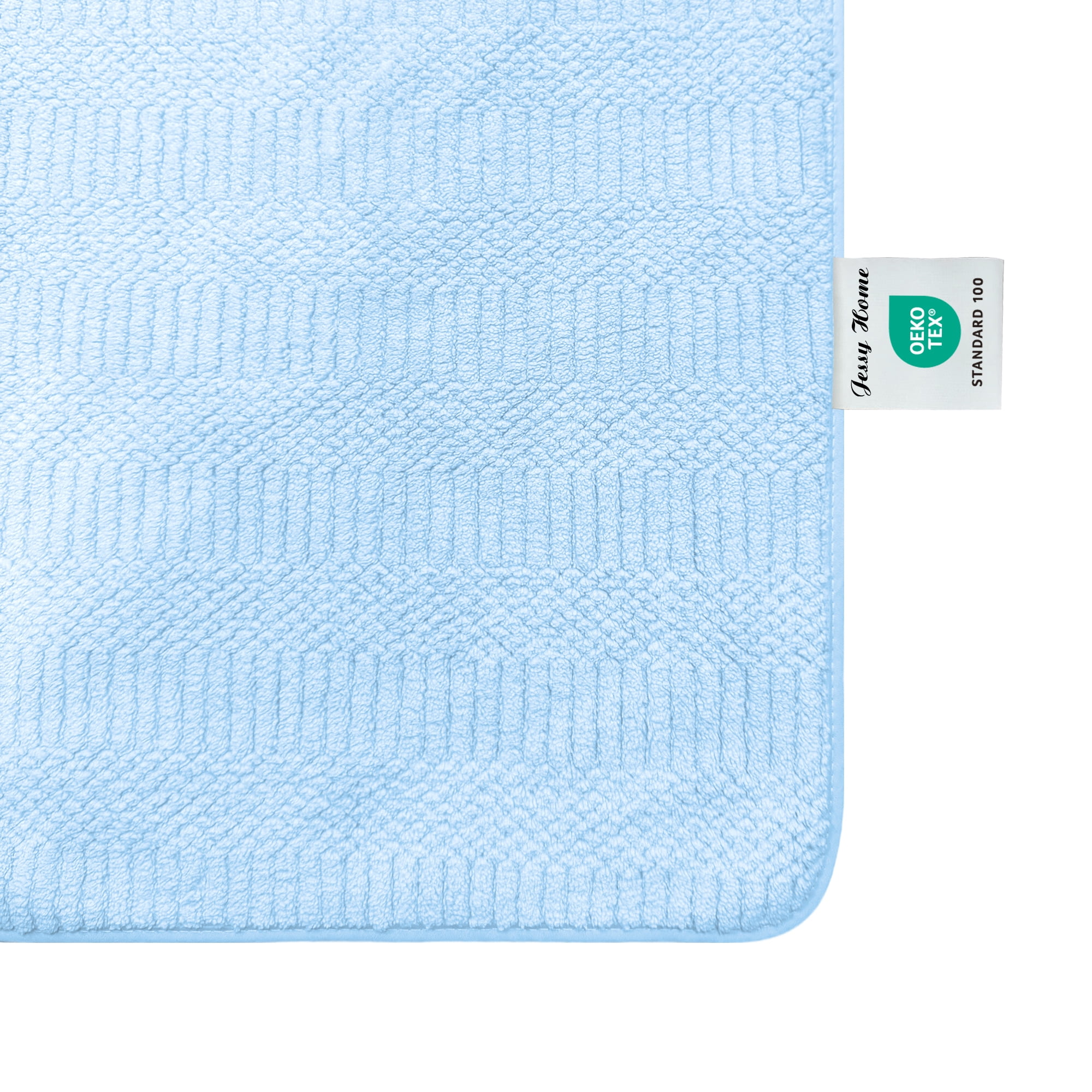 Jessy Home 2 Pack Blue Hand Towel Set 16"x31" Soft Highly Absorbent Quick Dry 200 GSM Hand Towels