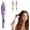 Purple, variant on LESROLL Auto Hair Curler with Long Rotating Barrel for Beach Waves