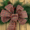 thumbnail image 4 of Christmas Tartan Wired Edge Ribbon - 2 1/2" x 10 Yards, Plaid, Garland,Presents, Gifts, Wrapping, Wreaths, Bows, Xmas Tree Topper, Streamers, Decor, 4 of 4