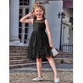 thumbnail image 6 of Arshiner Toddler Sleeveless Formal Shinny Dress Fancy Cute Tulle Glitter Party Holiday Kids Dresses, 6 of 7