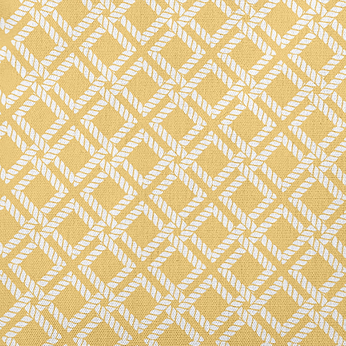 Simply Daisy 14" x 20" Rope Rigging Decorative Throw Pillow, Daffodil (1 count)