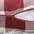 thumbnail image 5 of Set Of 2 Soft Decorative Pillowcases In Polyester Linen In A Vintage Check Pattern, 5 of 5