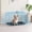 Blue, variant on CL.HPAHKL 24 Inch Folding Wire Dog Crate, Double Door Metal Puppy Kennel with Removable Plastic Tray, Indoor Outdoor Travel Cage for Small Dogs, Black