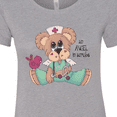 thumbnail image 4 of Inktastic Cna an Angel in Scrubs Teddy Bear Women's T-Shirt, 4 of 5