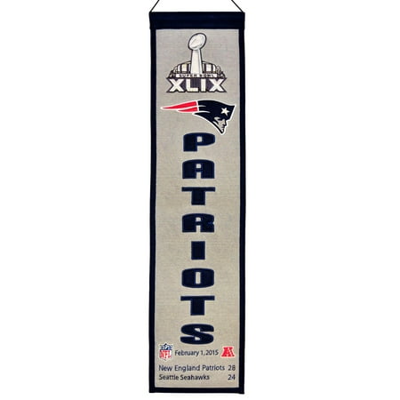 Super Bowl Dynasty Banner - Super Bowl 49 New England Patriots Heritage Banner