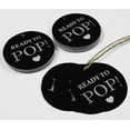 thumbnail image 4 of Inkdotpot Silver Foil Paper Hang Tags Ready To Pop Baby Shower Favor Tags 50 Pieces, 4 of 6