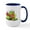 White/Navy Inside, variant on CafePress - Blushing Frog Large Mug - 15 oz Ceramic Large White Novelty Mug