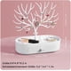 thumbnail image 4 of Soporte para joyas con cajones, expositor de joyas, árbol de joyería de plástico, soporte para joyas, árbol de almacenamiento de joyas para guardar pendientes, collares y anillos, color blanco, 4 of 5