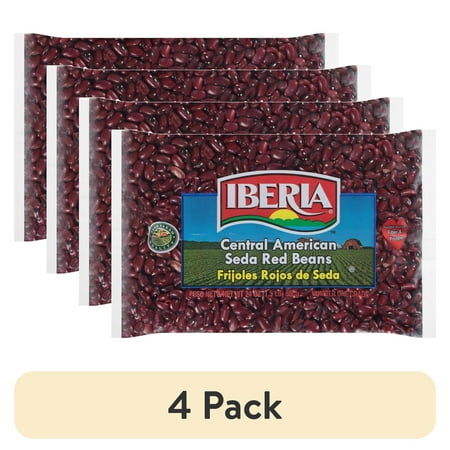 (4 pack) Iberia Central American Seda Red Beans, 24 oz