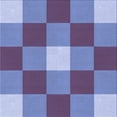 thumbnail image 1 of Ahgly Company Machine Washable Indoor Square Transitional Deep Periwinkle Purple Area Rugs, 8' Square, 1 of 7