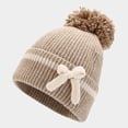 thumbnail image 4 of SUSUSU Women's Bow Winter Set, Decorated Hat Scarf Gloves, Three-Piece Cold Weather Wear, 4 of 6