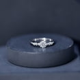 thumbnail image 6 of Rosec Jewels Lab Grown Diamond Engagement Ring with Side Stones - EF-VS Grade Certified, 10K White Gold, US 10.50, 6 of 8